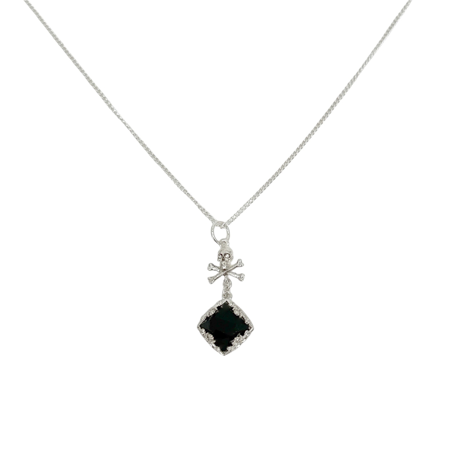 Virgins Saints & Angels Vsa Skull Treasure Charm Necklace Chain In Silver — image 4 of 8